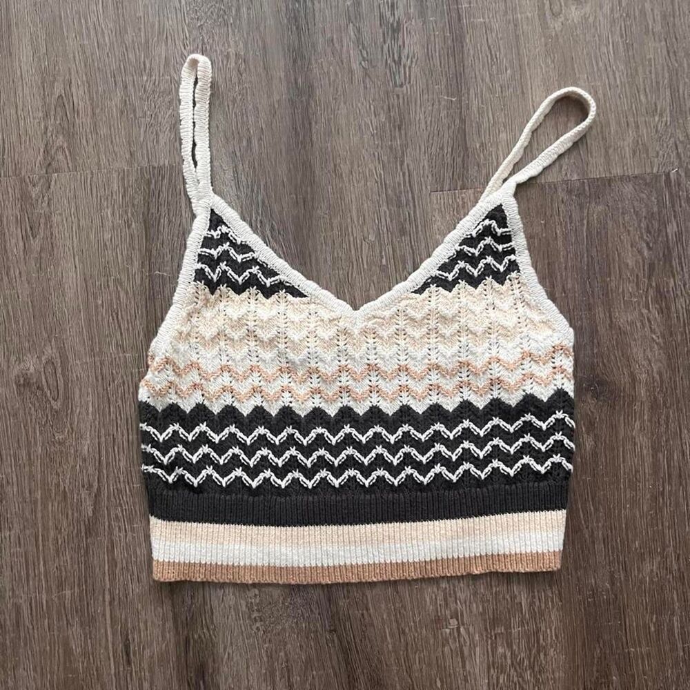 American Eagle Crochet Crop Top
